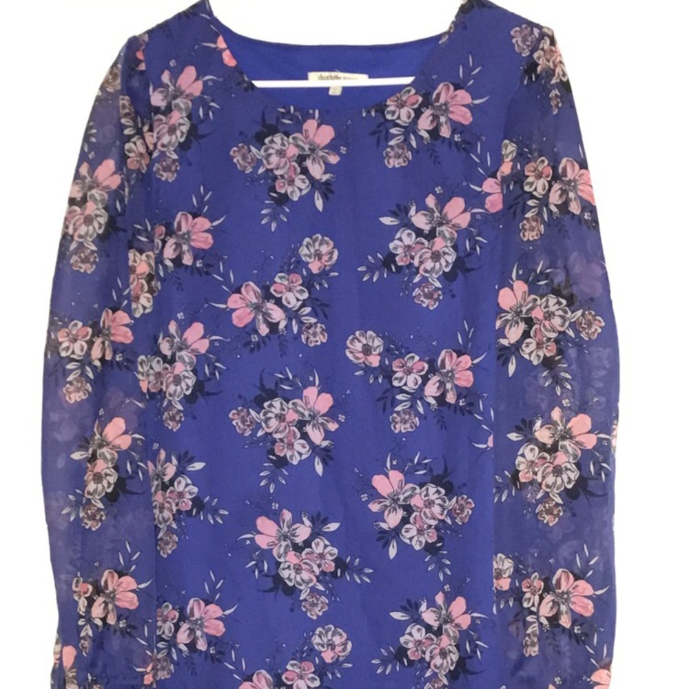 Purple Floral Dress